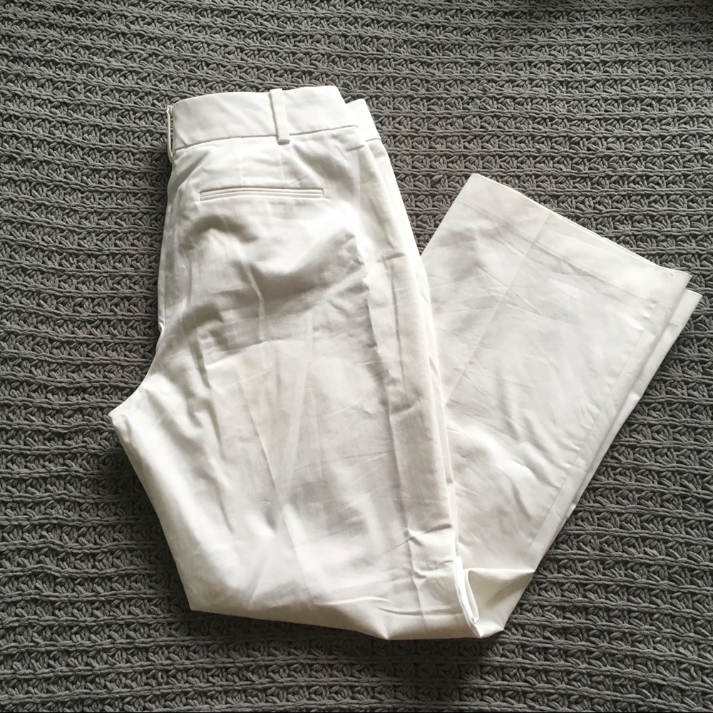 White Wide Leg Pants